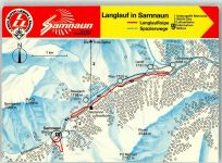 7563 Samnaun Dorf KEINE AK Skigebiet Werbe AK