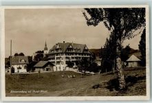 Schwarzenberg 1926 Gebrauchsspuren mit Hotel Rössli