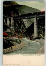 6474 Amsteg - Gotthardbahn Kerstelenbach Viadukt