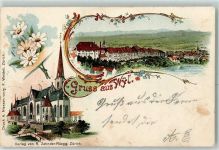9500 Wil SG 1903 Lithographie Kirche