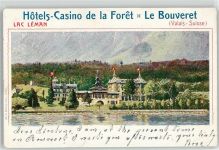 1897 Bouveret 1903 Lithographie Hotel