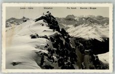 Weissfluhgipfel Winter Lemmhütte Weissfluhgipfel