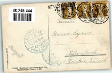 8342 Wernetshausen 1911 Foto AK Gasthaus Aussichtsturm Bachtelkulm