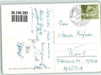 9490 Vaduz 1956 Foto AK Schloss Regierungsgebäude