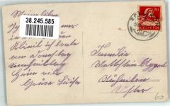 8700 Itschnach 1921 Radierung Pension Klubhütte zur Gablette Zollikon