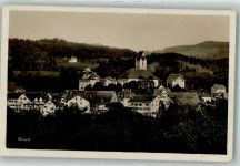 8340 Hinwil 1935 Foto AK Kirche Militärsache