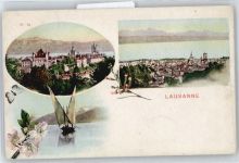 1000 Lausanne Losanna - Panorama Boot AKU1