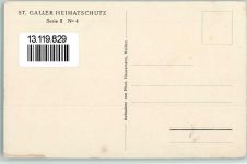 7320 Sargans Gebrauchsspuren Schloss St Galler Heimatschutz Serie II Nr 4