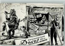 7260 Davos Dorf 1962 - Humor Ski Kiosk Ort lt. Stempel
