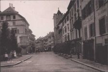 4310 Rheinfelden Kabinettfoto Marktgasse mit Hotel Salines