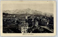 9100 Herisau 1915 - Kirche Säntis