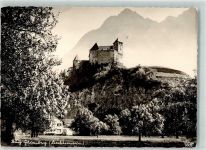 9496 Balzers Mäls Foto AK Burg Gutenberg