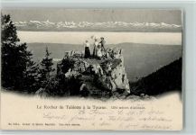 Col de la Tourne - Felslplattform Le Rocher a la Tablette