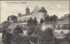 um 1910 - Porrentruy, Le Chateau (Burg), K: Bern. Schweiz. Nr. 4872.,Phototypie Co. AKU1