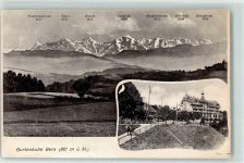 Gurten Kulm 1917 - ALpenkette