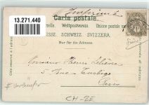 3800 Interlaken Vorläufer Gams Carl Künzli Zürich Dep. No. 321 Lithographie