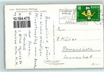 3803 Beatenberg - Waldegg Finsteraarhorn Eiger Mönch Jungfrau