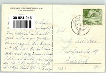 3673 Schlegwegbad 1957 Foto AK Hotel Kurhaus