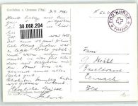 8274 Gottlieben 1961 Foto AK Schloss Feldpost FHD-KURSE