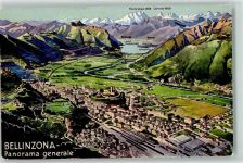 6500 Bellinzona - Vogelschau