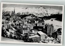 7500 St. Moritz 1945 Foto AK Winter