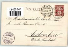 7530 Zernez 1898 Lithographie Flüela Hospiz Bergsteiger Gebr. Künzli Zürich Dep. Nr 92