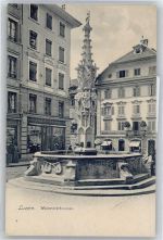 6000 Luzern Lucerne - Weinmarktbrunnen AKU2