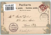 7494 Wiesen GR 1897 Gebrauchsspuren Hotel Bellevue Zügenstrasse Vorläufer