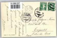 2208 Les Hauts-Geneveys - Kirche, Ortsansicht, Alpenpanorama