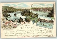 8212 Neuhausen am Rheinfall 1899 - Munot Rheinbrücke
