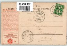Axenstrasse 1902 Werbe AK Werbung Winterthur Versicherung