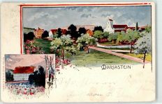 4115 Mariastein 1905 Lithographie