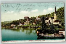6353 Weggis 1911 Gebrauchsspuren Hotel de la Poste