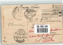 6440 Brunnen 1922 - Urirotstock Frankatur vorne