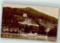 3600 Thun Foto AK Dampfschiff Obere Wart