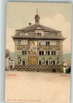 6430 Schwyz Foto AK Rathaus