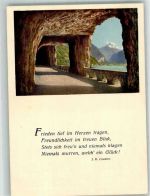 Axenstrasse 1932 Foto AK Axenstrasse Gedciht Lavater