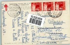 Spenden AK 1948 -Italien Bambino Tuberkulose