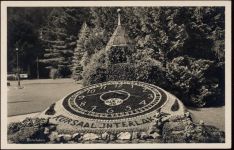 um 1930 - Interlaken, Blumenuhr (Kursaal Interlaken). Kr. Bern. Schweiz. Nr. 17248.,Edition Guggenheim & Co. AKU1