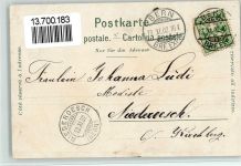 3074 Muri b. Bern 1902 BOAKC Eisenbahn Gasthaus Sternen Lithographie