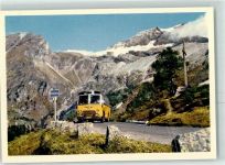 Postbus Alpenpost auf dem Simplonpass AK Postkutsche Schweiz