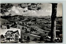 9621 Oberhelfenschwil Foto AK Gasthaus Ferienheim zur frohen Aussicht Säntis Churfirsten