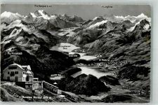 7500 St. Moritz Foto AK Vogelschau