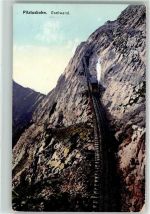 Pilatus 1907 - Pilatusbahn Eselwand