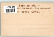 7265 Davos Wolfgang 1899 Lithographie / Künstlerkarte Rhätische Bahn Schweizer Berge