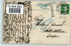 8400 Winterthur Lithographie Bahnhof Kyburg Nachporto Stempel