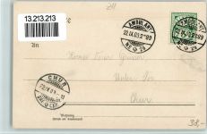 8810 Horgen 1903 - Jugendstil, Schmuckrahmen - Litho und Lichtdruck