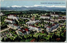 5000 Aarau Gebrauchsspuren Aargauische kant Krankenanstalt
