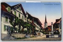 3360 Herzogenbuchsee - Kirchgasse Brunnen Kirche