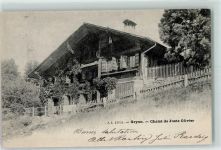 1882 Gryon 1904 - Chalet de Juste Olivier